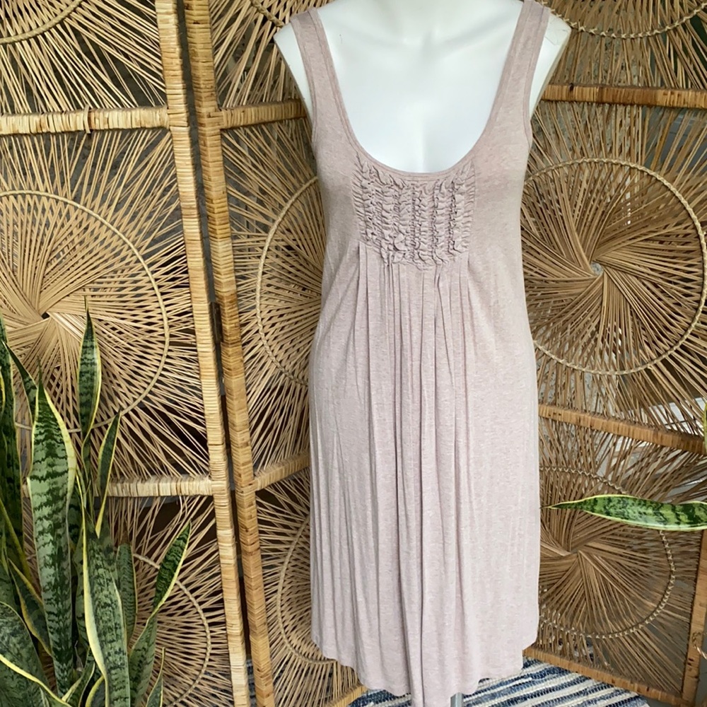 🌵Oatmeal Cotton Stretch Dress